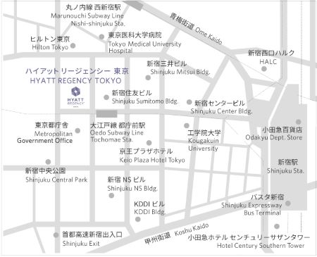 アクセス ハイアットリージェンシー東京